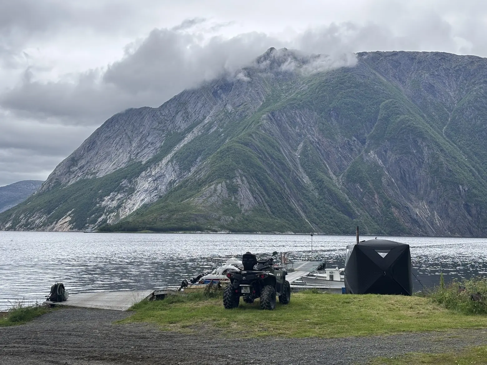 Badstuteltet ved fjorden